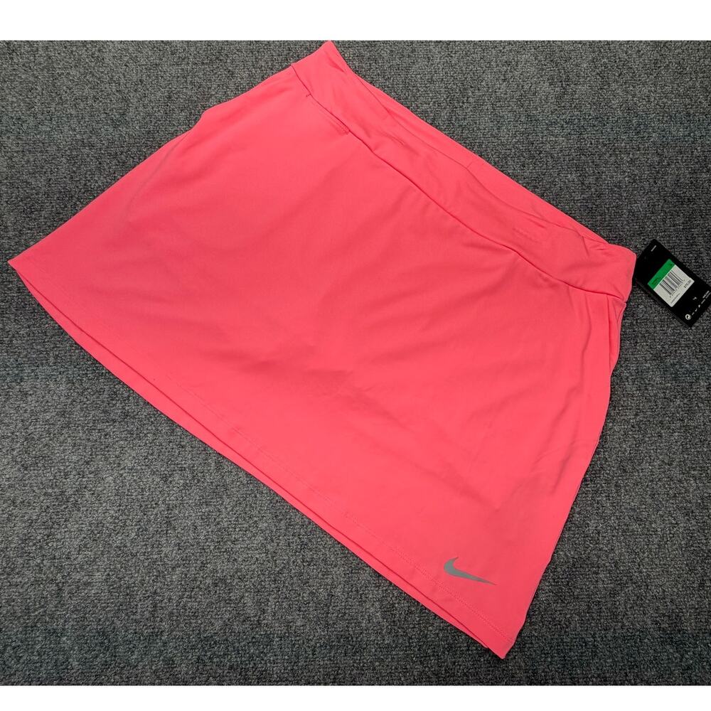 Nike Golf Dri-FIT Women's 17" Skort XL Pink Sunset Pulse Athletic Skirt NEW - Picture 1 of 13